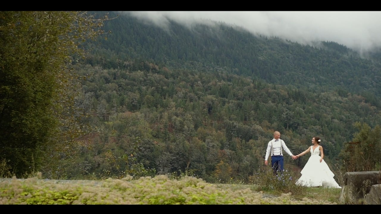 Still from Featured wedding film